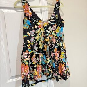 Maxine Of Hollywood Women's Standard Long Tankini Swim
Dress 16W